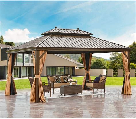 metal roof gazebo clearance